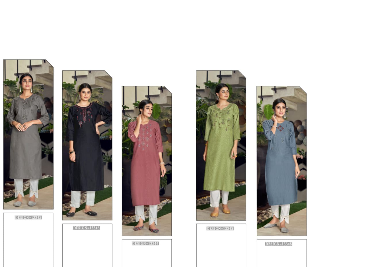 Kajree  Parin Heavy Designer Embroidered Ethnic Wear Kurt Collection